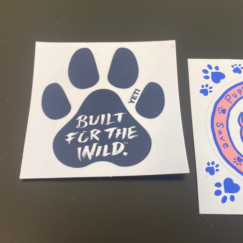 Yeti & Rescue Dog Stickers - Picture 2 of 4
